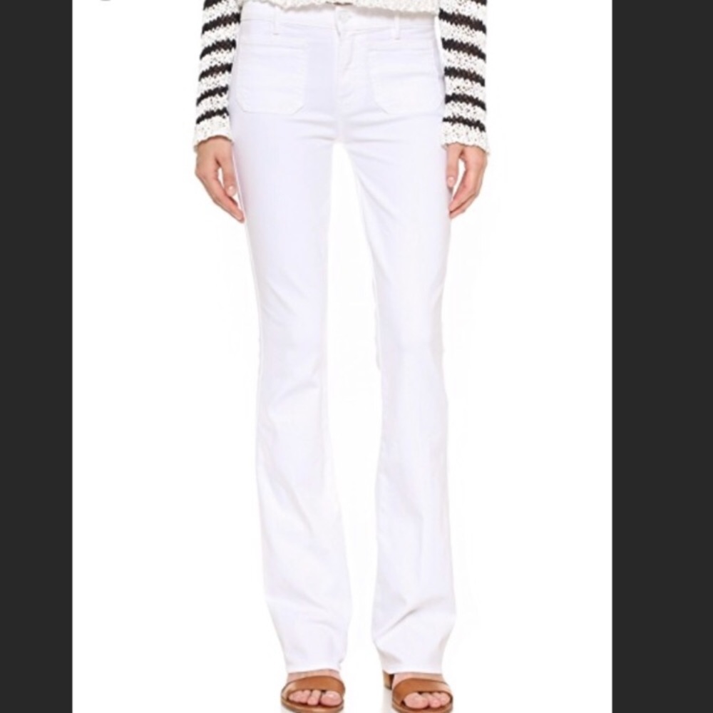 MOTHER White Flare & Wide Leg Jeans